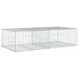 Cesta de gaviones con cubierta hierro galvanizado 200x100x50 cm by , Pots and planters - Ref: Foro24-3295179, Price: 84,31 €,...