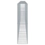 Cesta de gaviones con cubierta hierro galvanizado 700x50x200 cm by , Pots and planters - Ref: Foro24-3295172, Price: 446,41 €...
