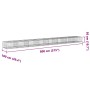 Cesta de gaviones con cubierta hierro galvanizado 800x100x50 cm by , Pots and planters - Ref: Foro24-3295185, Price: 303,08 €...
