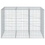 Cesta de gaviones con cubierta hierro galvanizado 150x100x100cm by , Pots and planters - Ref: Foro24-3295191, Price: 103,03 €...