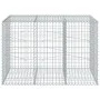 Cesta de gaviones con cubierta hierro galvanizado 150x100x100cm by , Pots and planters - Ref: Foro24-3295191, Price: 104,45 €...
