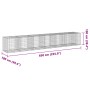 Cesta de gaviones con cubierta hierro galvanizado 650x100x100cm by , Pots and planters - Ref: Foro24-3295201, Price: 409,60 €...