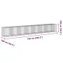 Gabionenkorb mit verzinktem Eisendeckel 750x100x100cm von , Töpfe und Pflanzgefäße - Ref: Foro24-3295203, Preis: 461,42 €, Ra...