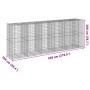Cesta de gaviones con cubierta hierro galvanizado 550x100x200cm by , Pots and planters - Ref: Foro24-3295234, Price: 514,67 €...
