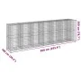 Cesta de gaviones con cubierta hierro galvanizado 650x100x200cm by , Pots and planters - Ref: Foro24-3295236, Price: 595,83 €...