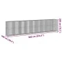 Cesta de gaviones con cubierta hierro galvanizado 900x100x200cm von , Töpfe und Pflanzgefäße - Ref: Foro24-3295241, Preis: 80...
