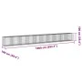 Cesta gaviones con cubierta hierro galvanizado 1000x100x100 cm by , Pots and planters - Ref: Foro24-3295208, Price: 563,40 €,...