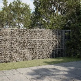 Cesta de gaviones con cubierta hierro galvanizado 300x100x150cm von , Töpfe und Pflanzgefäße - Ref: Foro24-3295215, Preis: 23...