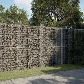 Cesta de gaviones con cubierta hierro galvanizado 300x100x200cm by , Pots and planters - Ref: Foro24-3295229, Price: 279,84 €...