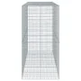 Gabionenkorb mit verzinktem Eisenüberdachung 300x100x200cm von , Töpfe und Pflanzgefäße - Ref: Foro24-3295229, Preis: 280,24 ...