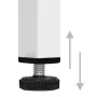 White steel bedside table 35x35x51 cm by , Nightstands - Ref: Foro24-336224, Price: 75,70 €, Discount: %