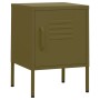 Nachttisch aus olivgrünem Stahl, 35x35x51 cm. von , Nachttische - Ref: Foro24-336207, Preis: 71,10 €, Rabatt: %