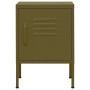 Nachttisch aus olivgrünem Stahl, 35x35x51 cm. von , Nachttische - Ref: Foro24-336207, Preis: 71,10 €, Rabatt: %