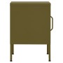 Nachttisch aus olivgrünem Stahl, 35x35x51 cm. von , Nachttische - Ref: Foro24-336207, Preis: 71,10 €, Rabatt: %