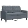 Zweiteiliges Sofaset mit dunkelgrauen Samtkissen. von , Sofas - Ref: Foro24-3278412, Preis: 484,35 €, Rabatt: %