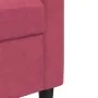 Juego de sofás con cojines 3 piezas terciopelo rojo tinto by , Sofas - Ref: Foro24-3278425, Price: 539,78 €, Discount: %