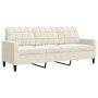Juego de sofás con cojines 2 piezas terciopelo crema by , Sofas - Ref: Foro24-3278419, Price: 579,59 €, Discount: %