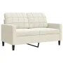 Juego de sofás con cojines 2 piezas terciopelo crema by , Sofas - Ref: Foro24-3278419, Price: 570,36 €, Discount: %