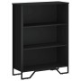 Estantería de madera de ingeniería negra 80x31x106 cm by , Bookcases and shelves - Ref: Foro24-848624, Price: 60,25 €, Discou...