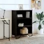 Estantería de madera de ingeniería negra 80x31x106 cm de , Librerías y estanterías - Ref: Foro24-848624, Precio: 59,51 €, Des...