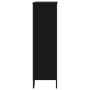 Estantería de madera de ingeniería negra 80x31x106 cm by , Bookcases and shelves - Ref: Foro24-848624, Price: 60,25 €, Discou...