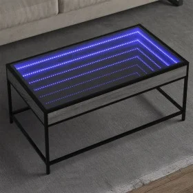 Mitteltisch mit Infinity LED in Grau Sonoma 90x50x41 cm von , Couchtisch - Ref: Foro24-847690, Preis: 100,85 €, Rabatt: %