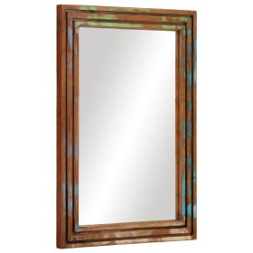 Massiver Akazienholz- und Glas-Badezimmerspiegel 50x70 cm. von , Badezimmermöbel - Ref: Foro24-377593, Preis: 66,43 €, Rabatt: %