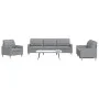 Dreiteiliges Sofaset in hellem Grau aus Stoff. von , Sofas - Ref: Foro24-3278287, Preis: 587,38 €, Rabatt: %