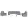 Juego de sofás 3 piezas tela gris claro by , Sofas - Ref: Foro24-3278287, Price: 596,05 €, Discount: %