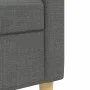 Juego de sofás con reposapiés 3 piezas tela gris oscuro by , Sofas - Ref: Foro24-3278328, Price: 507,79 €, Discount: %