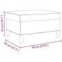 Dreiteiliges Sofaset mit Hocker, dunkelgrauem Stoff. von , Sofas - Ref: Foro24-3278328, Preis: 507,79 €, Rabatt: %