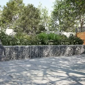 Cesta de gaviones con cubierta hierro galvanizado 500x50x50 cm by , Pots and planters - Ref: Foro24-3295136, Price: 119,60 €,...