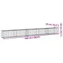 Cesta de gaviones con cubierta hierro galvanizado 500x50x50 cm by , Pots and planters - Ref: Foro24-3295136, Price: 117,83 €,...
