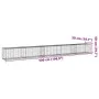 Cesta de gaviones con cubierta hierro galvanizado 500x50x50 cm von , Töpfe und Pflanzgefäße - Ref: Foro24-3295136, Preis: 119...