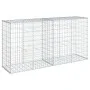 Cesta de gaviones con cubierta hierro galvanizado 200x50x100 cm by , Pots and planters - Ref: Foro24-3295143, Price: 84,31 €,...