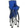 Folding beach chairs 2 units blue fabric by vidaXL, Garden chairs - Ref: Foro24-312488, Price: 61,52 €, Discount: %