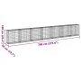 Cesta de gaviones con cubierta hierro galvanizado 700x50x100 cm by , Pots and planters - Ref: Foro24-3295148, Price: 274,45 €...