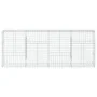 Cesta de gaviones con cubierta hierro galvanizado 400x50x150 cm by , Pots and planters - Ref: Foro24-3295157, Price: 216,94 €...