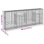Cesta de gaviones con cubierta hierro galvanizado 400x50x150 cm von , Töpfe und Pflanzgefäße - Ref: Foro24-3295157, Preis: 21...