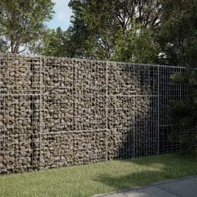 Gabionenkorb mit verzinktem Eisenüberdachung 200x50x150 cm von , Töpfe und Pflanzgefäße - Ref: Foro24-3295155, Preis: 115,54 ...