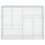 Cesta de gaviones con cubierta hierro galvanizado 200x50x150 cm by , Pots and planters - Ref: Foro24-3295155, Price: 114,51 €...
