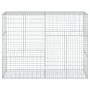 Cesta de gaviones con cubierta hierro galvanizado 200x50x150 cm by , Pots and planters - Ref: Foro24-3295155, Price: 115,54 €...