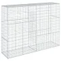 Cesta de gaviones con cubierta hierro galvanizado 200x50x150 cm by , Pots and planters - Ref: Foro24-3295155, Price: 115,54 €...