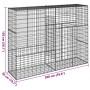 Cesta de gaviones con cubierta hierro galvanizado 200x50x150 cm by , Pots and planters - Ref: Foro24-3295155, Price: 114,51 €...