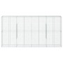 Cesta de gaviones con cubierta hierro galvanizado 400x50x200 cm by , Pots and planters - Ref: Foro24-3295169, Price: 256,39 €...