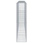 Cesta de gaviones con cubierta hierro galvanizado 400x50x200 cm by , Pots and planters - Ref: Foro24-3295169, Price: 256,39 €...