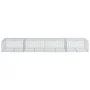 Cesta de gaviones con cubierta hierro galvanizado 400x100x50 cm by , Pots and planters - Ref: Foro24-3295181, Price: 160,46 €...