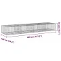 Cesta de gaviones con cubierta hierro galvanizado 400x100x50 cm by , Pots and planters - Ref: Foro24-3295181, Price: 160,46 €...