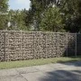 Cesta de gaviones con cubierta hierro galvanizado 350x100x100cm by , Pots and planters - Ref: Foro24-3295195, Price: 205,86 €...