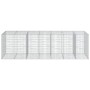 Cesta de gaviones con cubierta hierro galvanizado 350x100x100cm by , Pots and planters - Ref: Foro24-3295195, Price: 203,05 €...